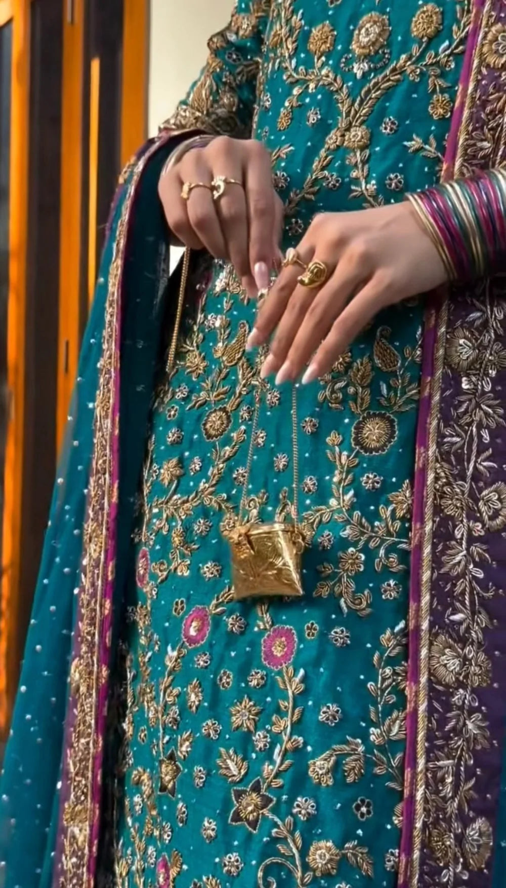 Haris Shakeel - Peacock Teal Ensemble