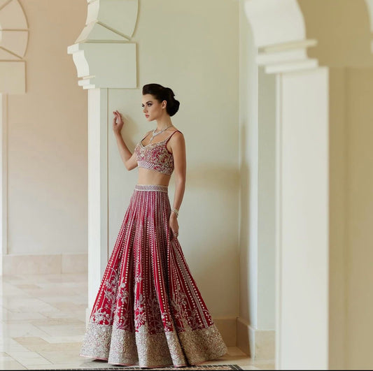 Faraz Manan - Red Bridal Couture