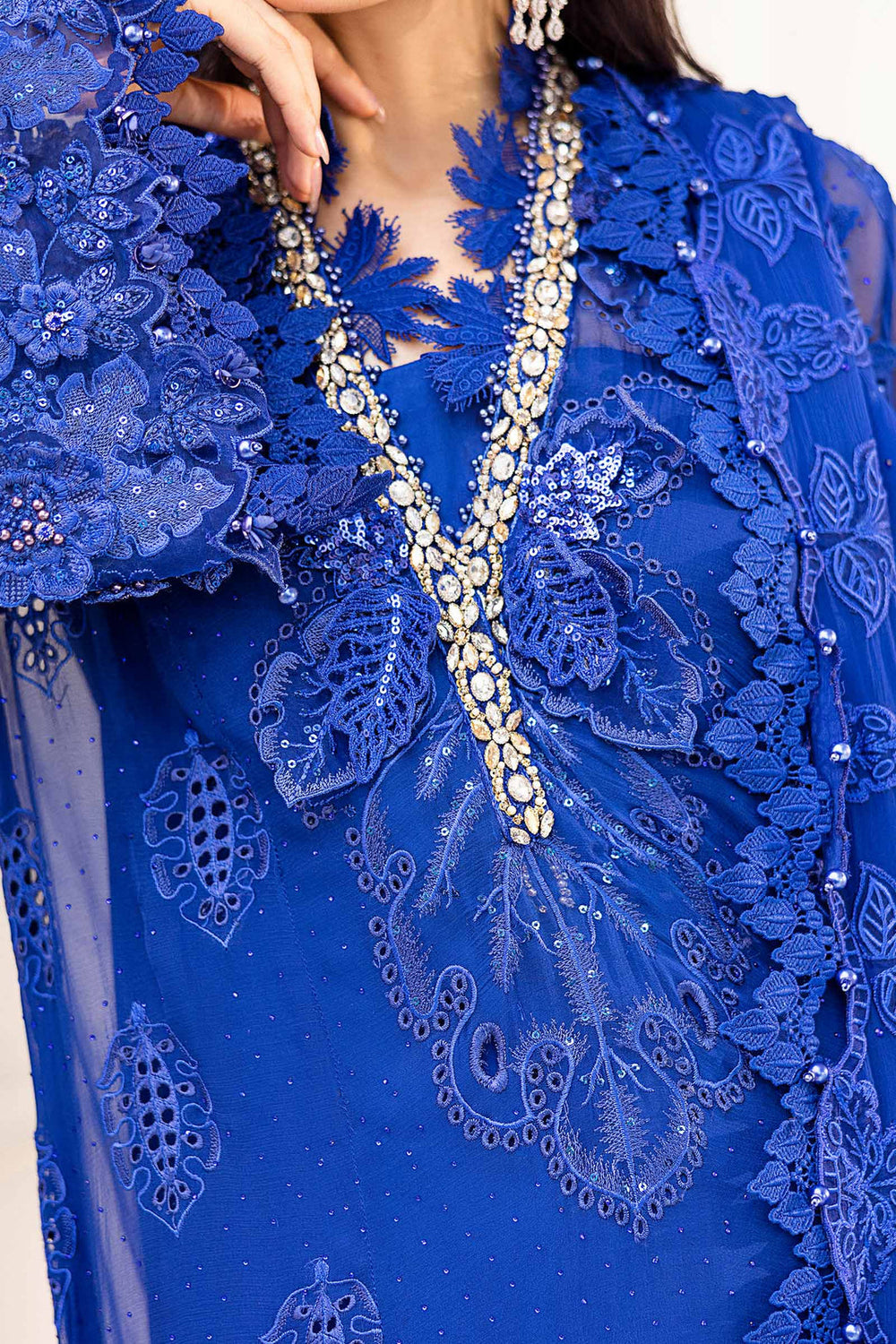 Maria.B Chiffons MPC-25-103 (Cobalt Blue)