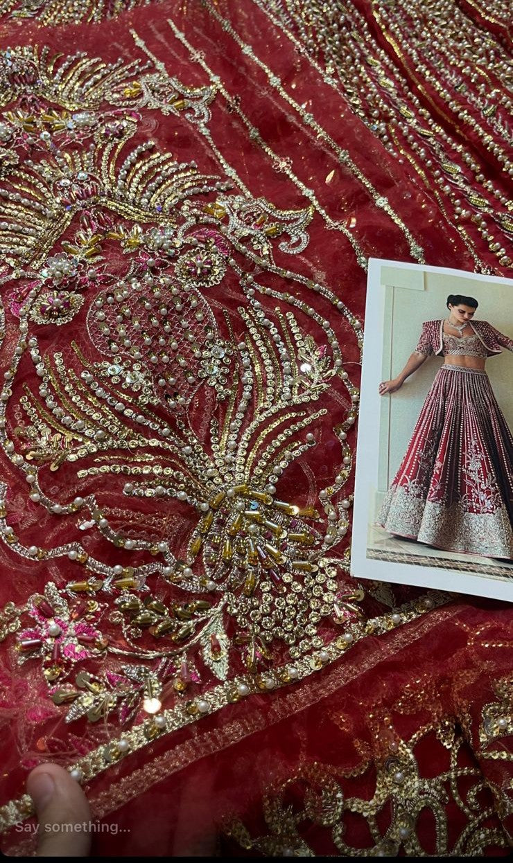 Faraz Manan - Red Bridal Couture