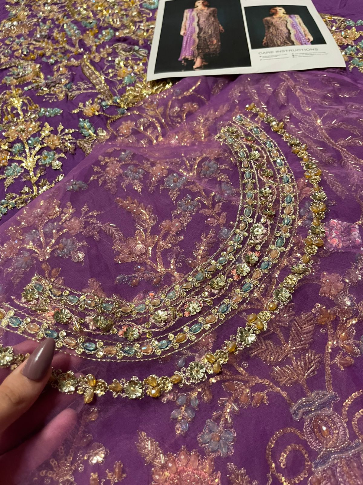 Nomi Ansari Couture ensemble - Sadaf Kanwal