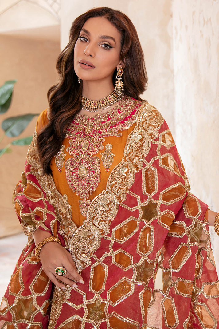 Imrozia Aangan GUL E RANA Chiffon 3pc - 09896