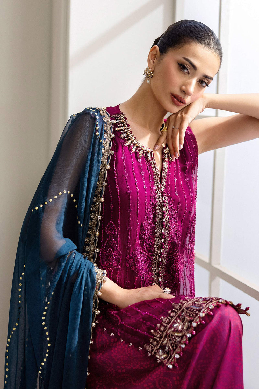 Maria.B Chiffons MPC-25-102 (Magenta)