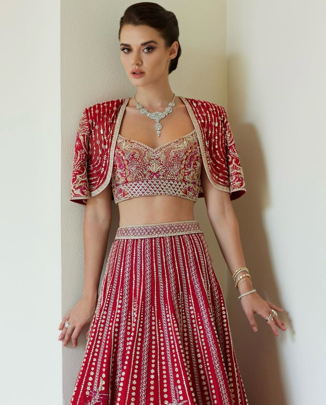Faraz Manan - Red Bridal Couture