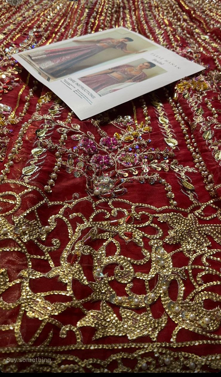 Faraz Manan - Red Bridal Couture