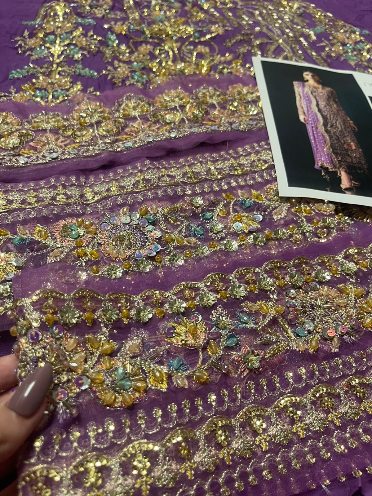 Nomi Ansari Couture ensemble - Sadaf Kanwal