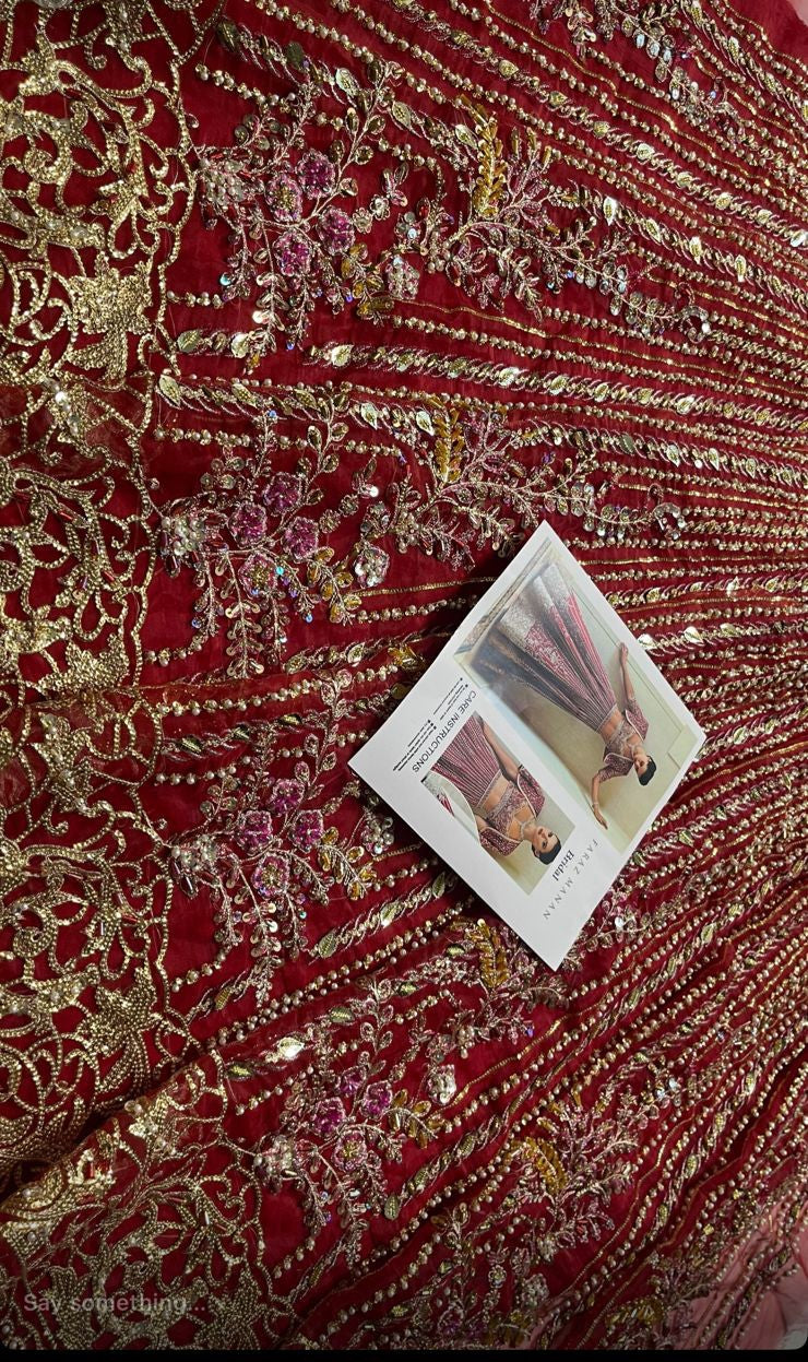 Faraz Manan - Red Bridal Couture