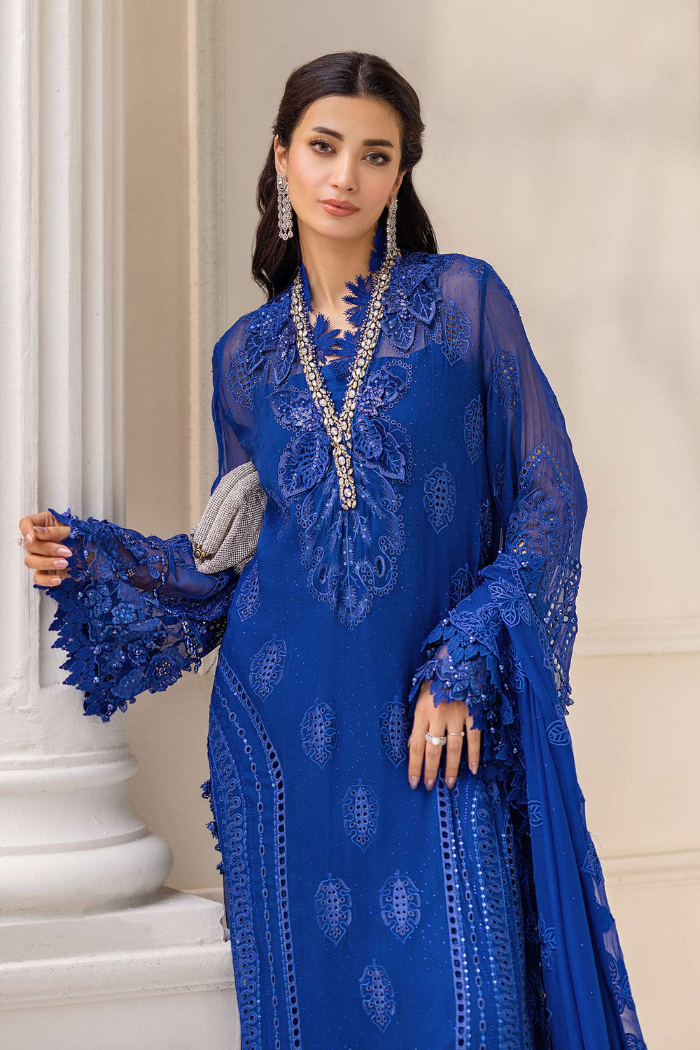 Maria.B Chiffons MPC-25-103 (Cobalt Blue)