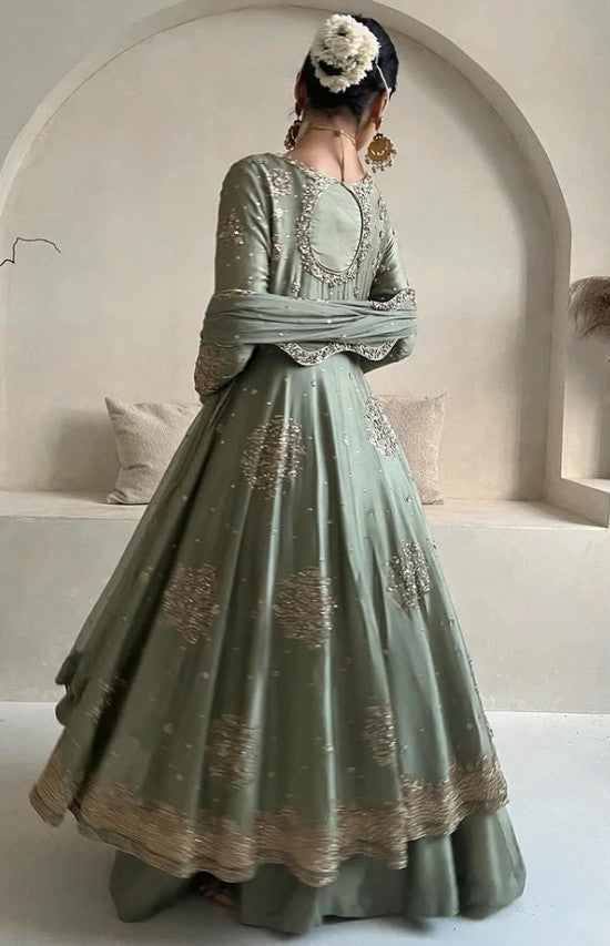 Aysha Naheed- Pistachio Maxi