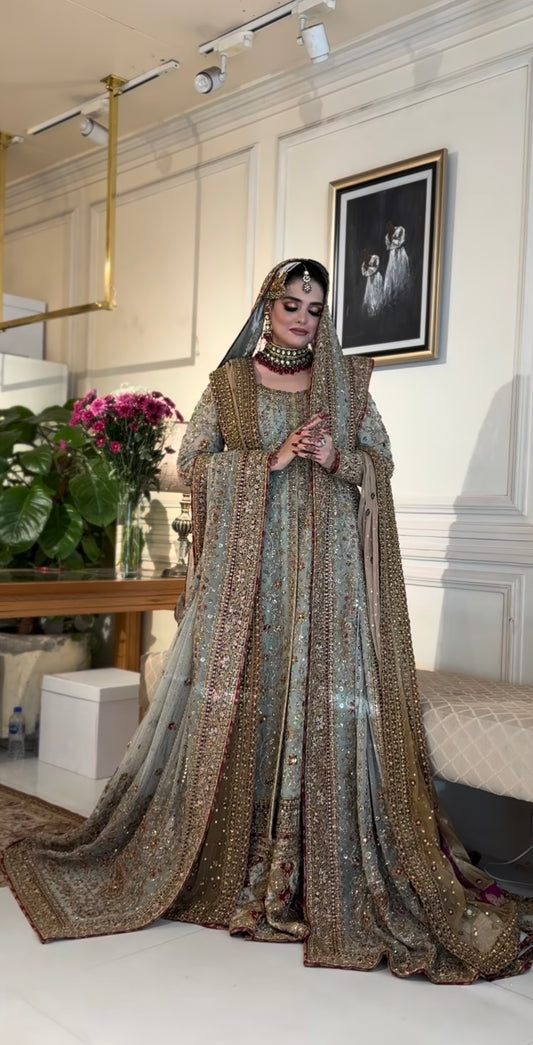 Haris Shakeel - Maharani (Light Cinderella Blue)