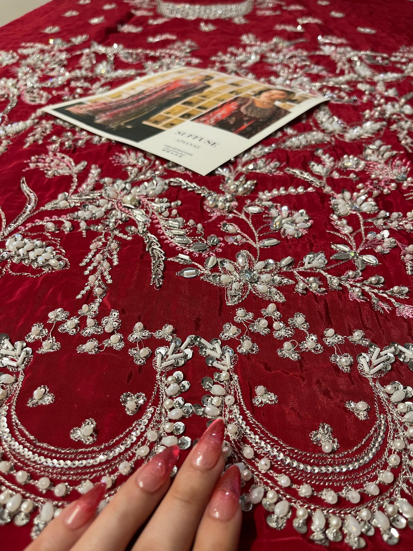 Afsane Pakistani formal wear with intricate embroidery