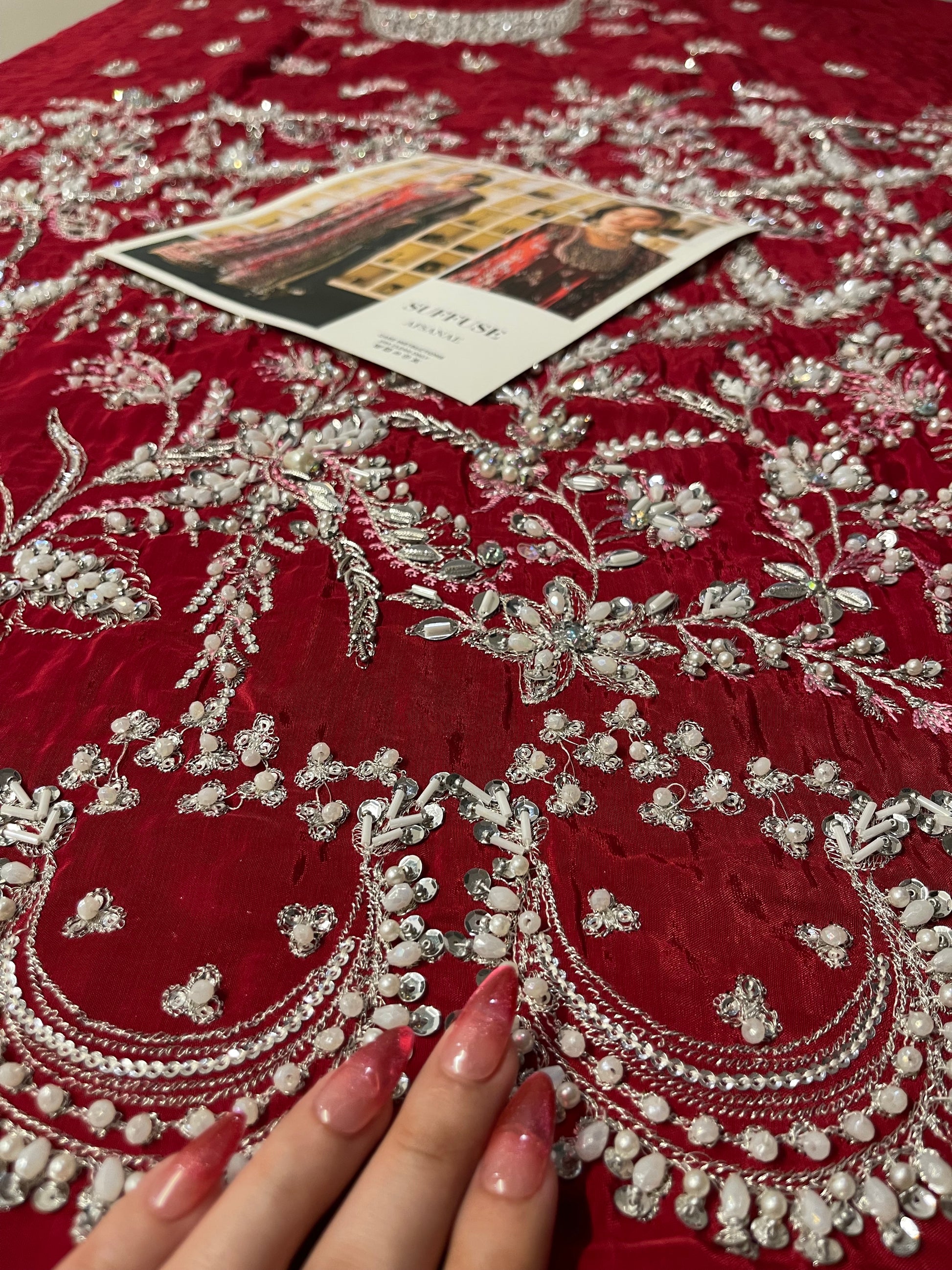 Afsane Pakistani formal wear with intricate embroidery