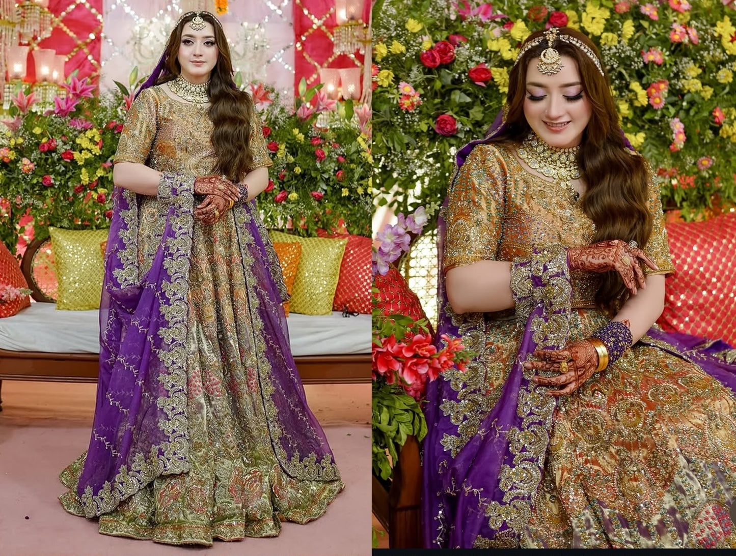 Ahmad Sultan MI-01 inspired bridal lehenga