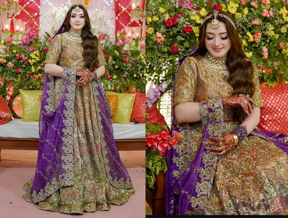 Ahmad Sultan MI-01 inspired bridal lehenga