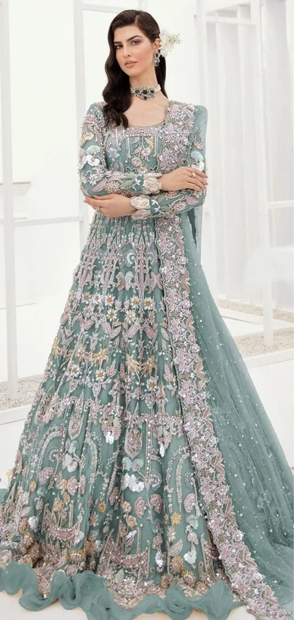 Ahmad Sultan Orchid colour customised ensemble
