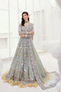 Ahmad Sultan Orchid pistachio green embroidered ensemble