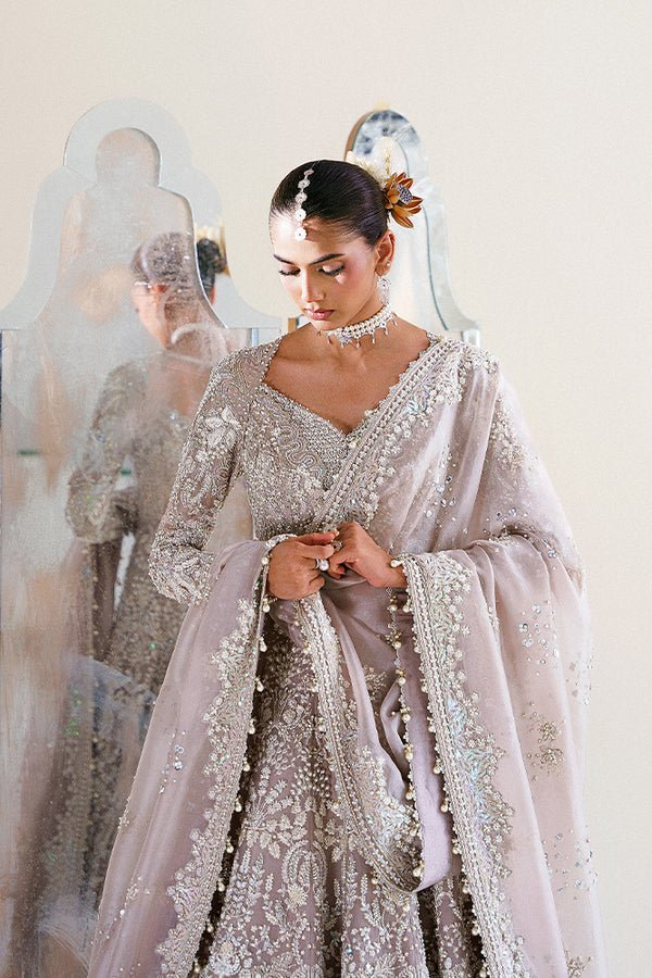 Ayat handworked lilac formal dress