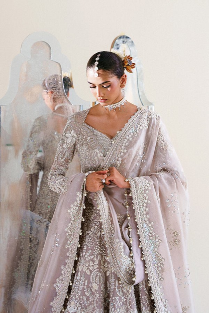 Ayat handworked lilac formal dress