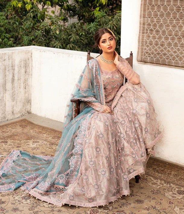 Faiza Saqlain inspired threadwork formal dress