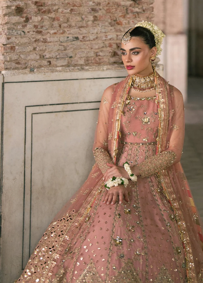 Khushboo embellished Pakistani wedding ensemble