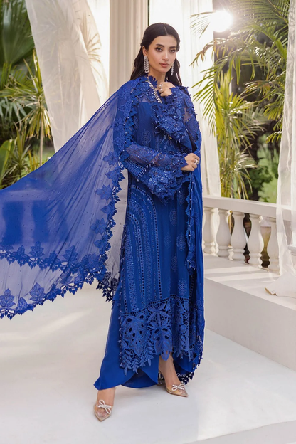 Maria.B inspired cobalt blue formal outfit