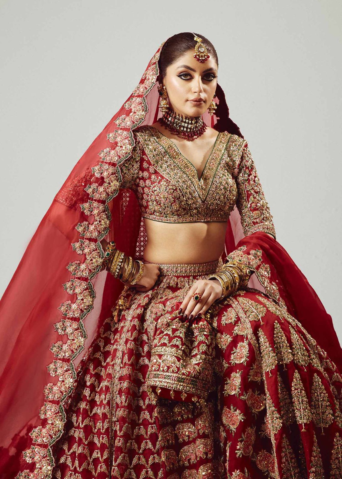 Hussain Rehar inspired Raaqs bridal outfit