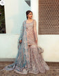 Faiza Saqlain Aytan dusty rose and blue formal ensemble