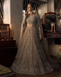 Faiza Saqlain Mah champagne gold bridal lehenga