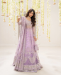 Faiza Saqlain Pinar lilac embroidered pishwas