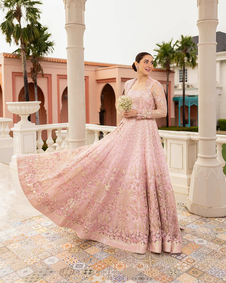 Faiza Saqlain Ruzova embellished net dupatta
