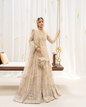 Faiza Saqlain Safak ivory embroidered ensemble