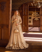 Faiza Saqlain Zariana soft gold bridal pishwas
