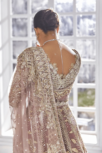 Fantasia embroidered flared bridal gown