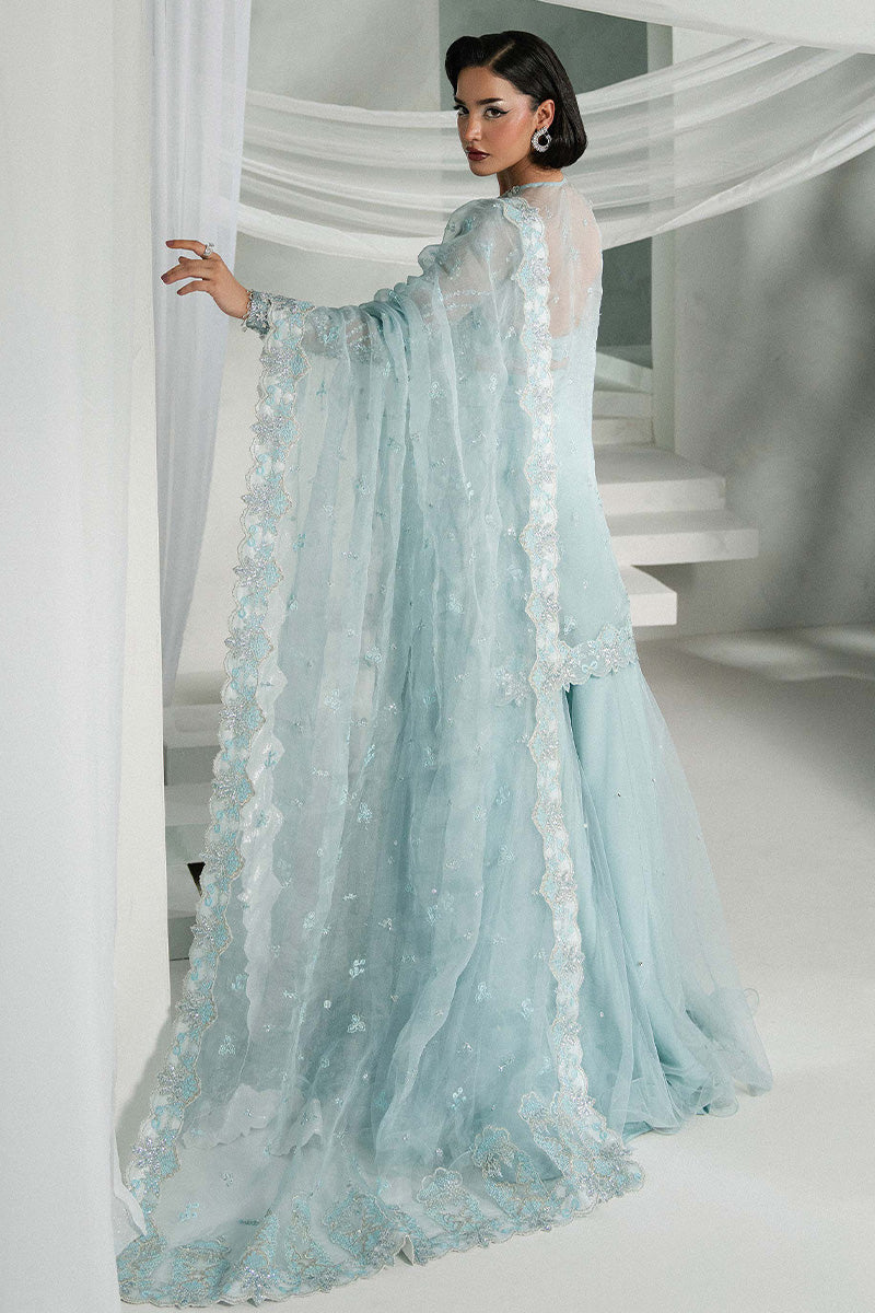 Crystal embellishment and detailed embroidery on Khakaa Elyra shirt