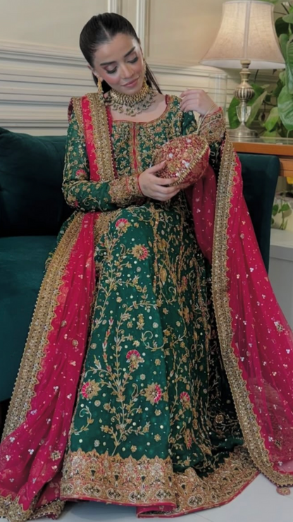 Pakistani designer outfit inspired by Haris Shakeel Aimen