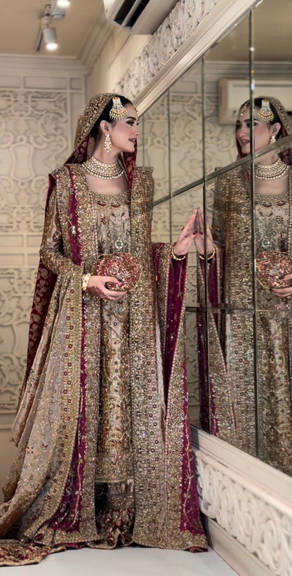 Pakistani bridal outfit inspired by Haris Shakeel Areeba