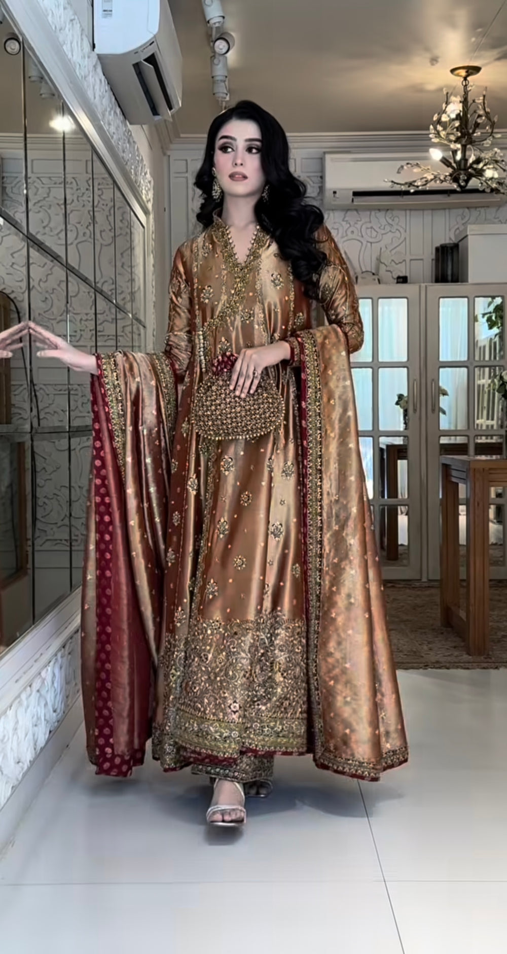 Pakistani designer outfit inspired by Haris Shakeel Aswad