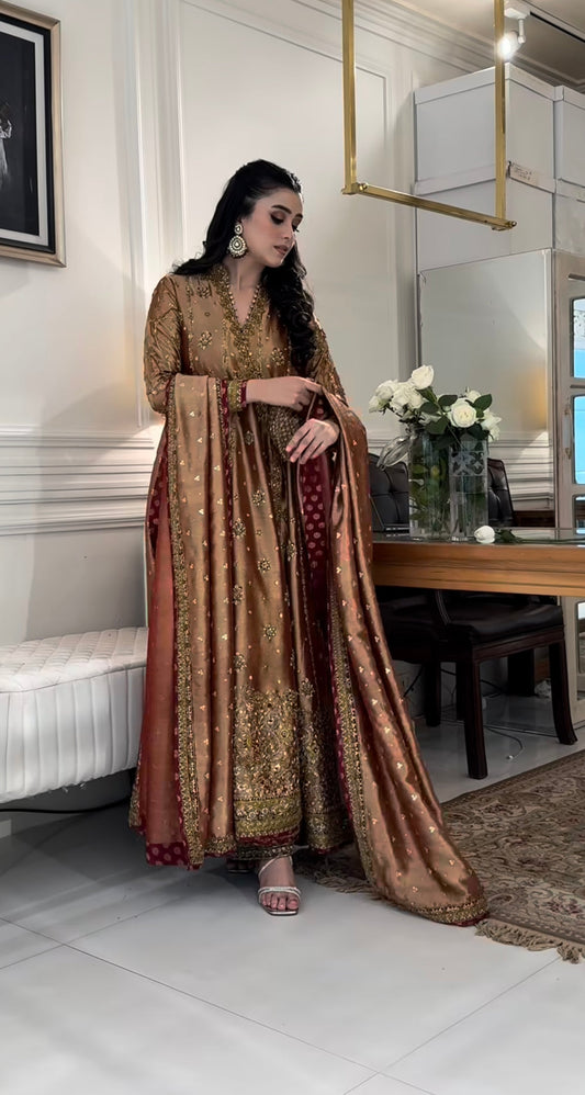 Haris Shakeel Aswad luxury Pakistani formal dress