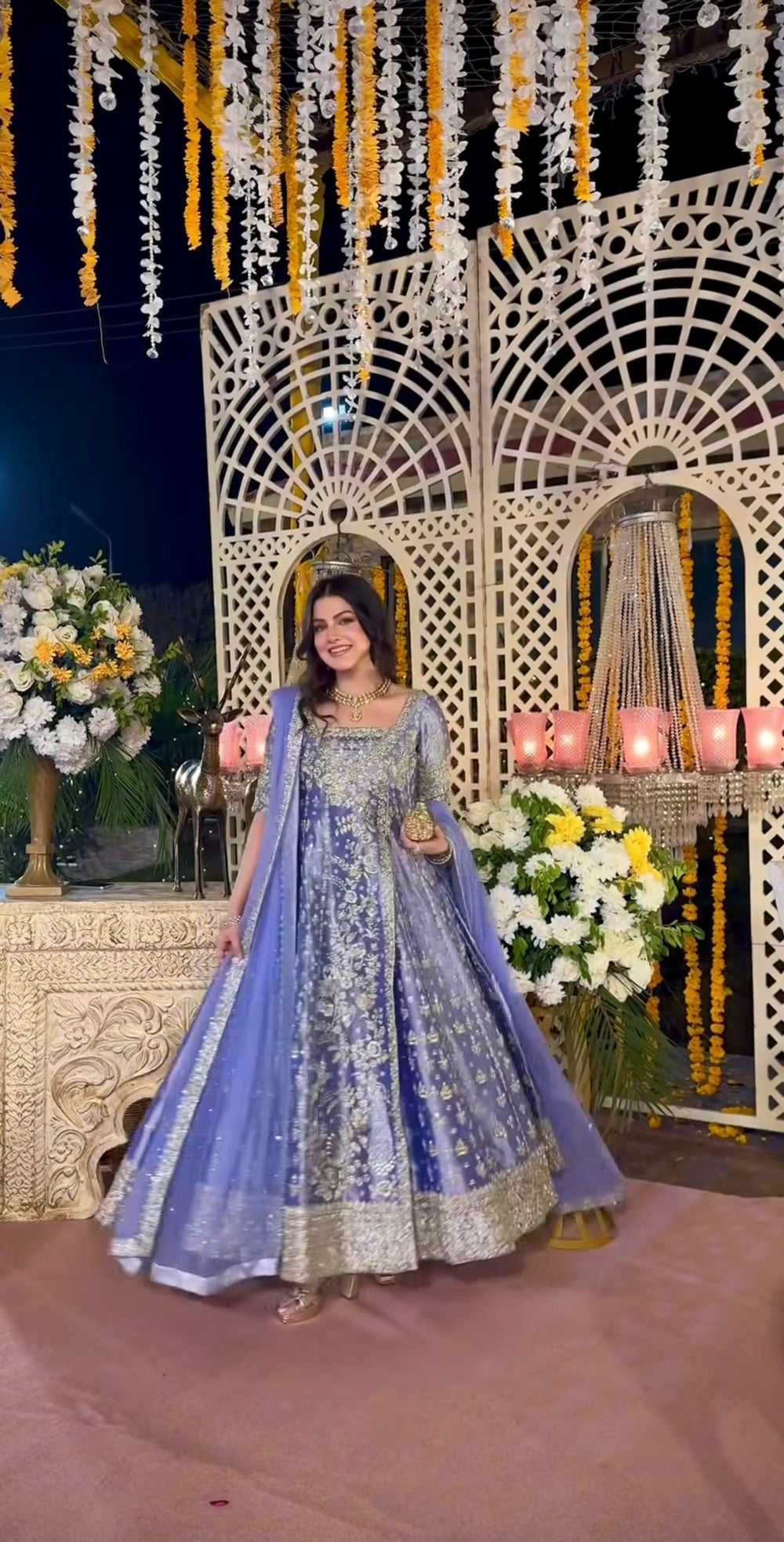 Haris Shakeel Eyena with intricate adda work and hand embellishments