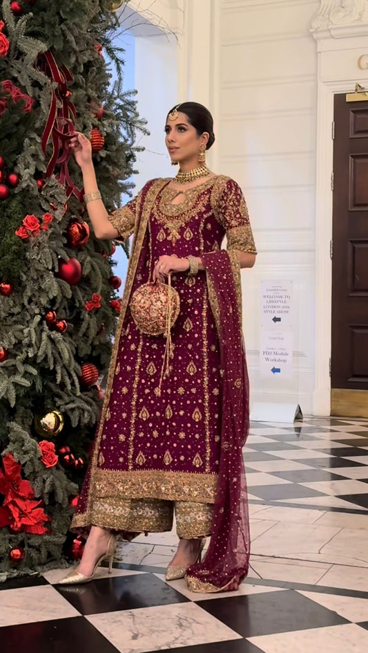 Haris Shakeel Libah luxury Pakistani formal dress