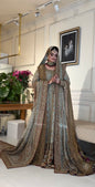 Haris Shakeel Maharani light Cinderella blue formal dress