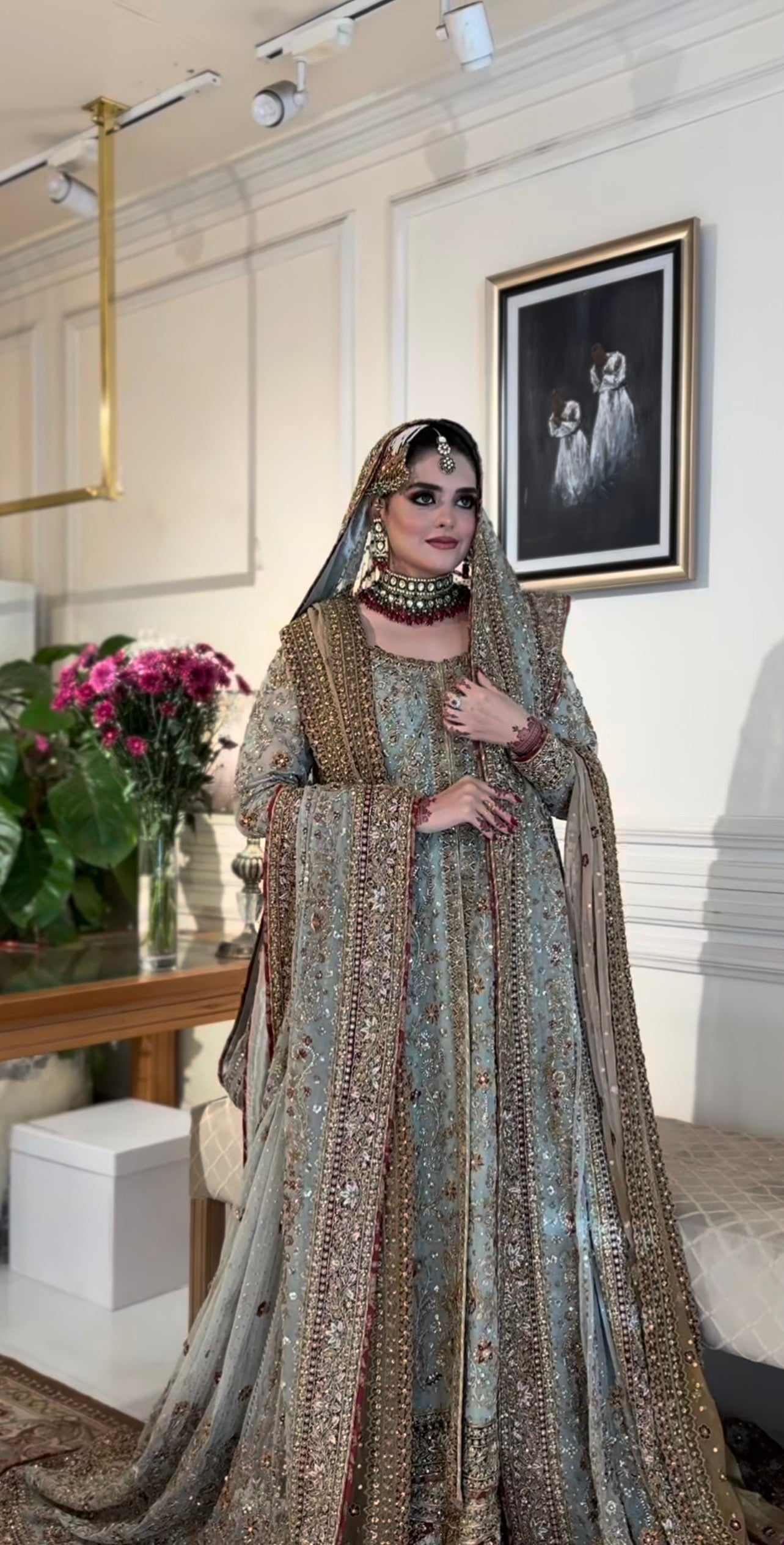 Pakistani designer outfit inspired by Haris Shakeel Maharani