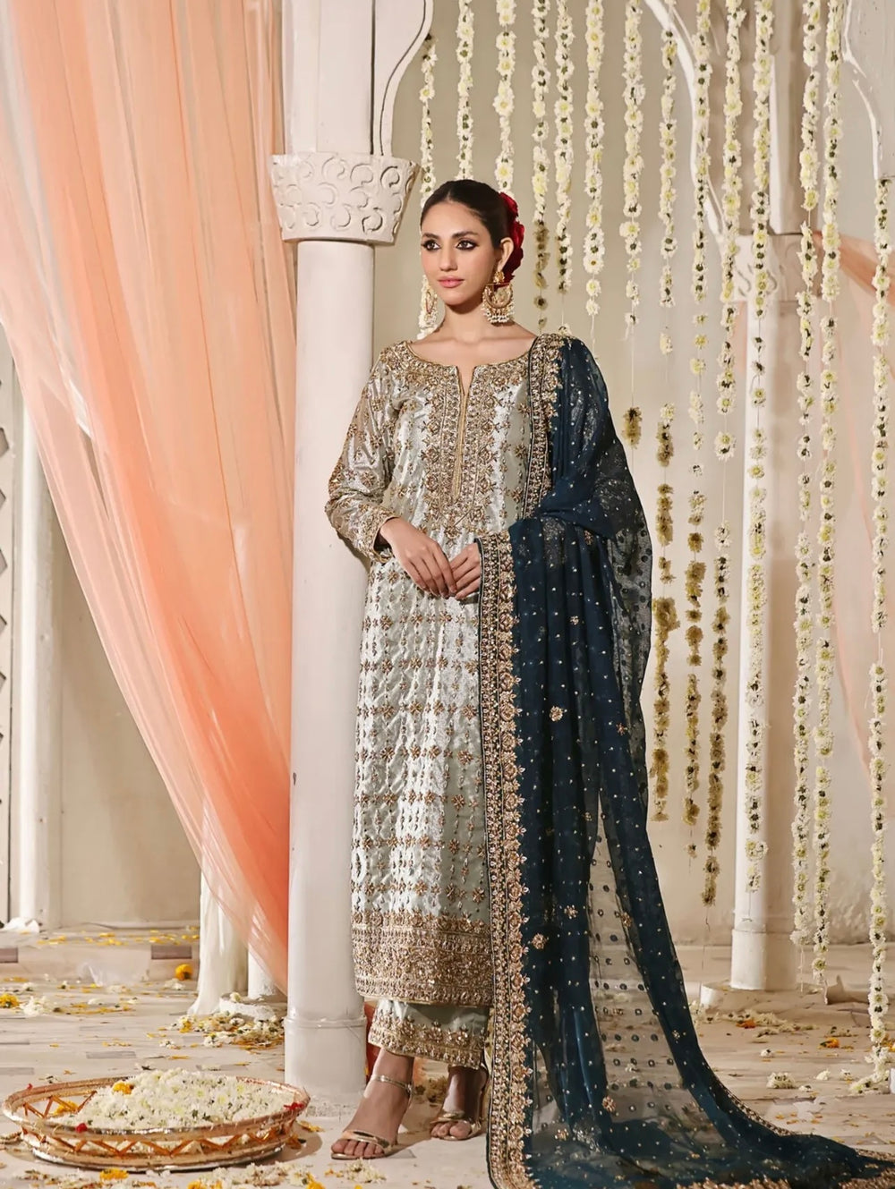 Pakistani designer outfit inspired by Haris Shakeel Mahnoor