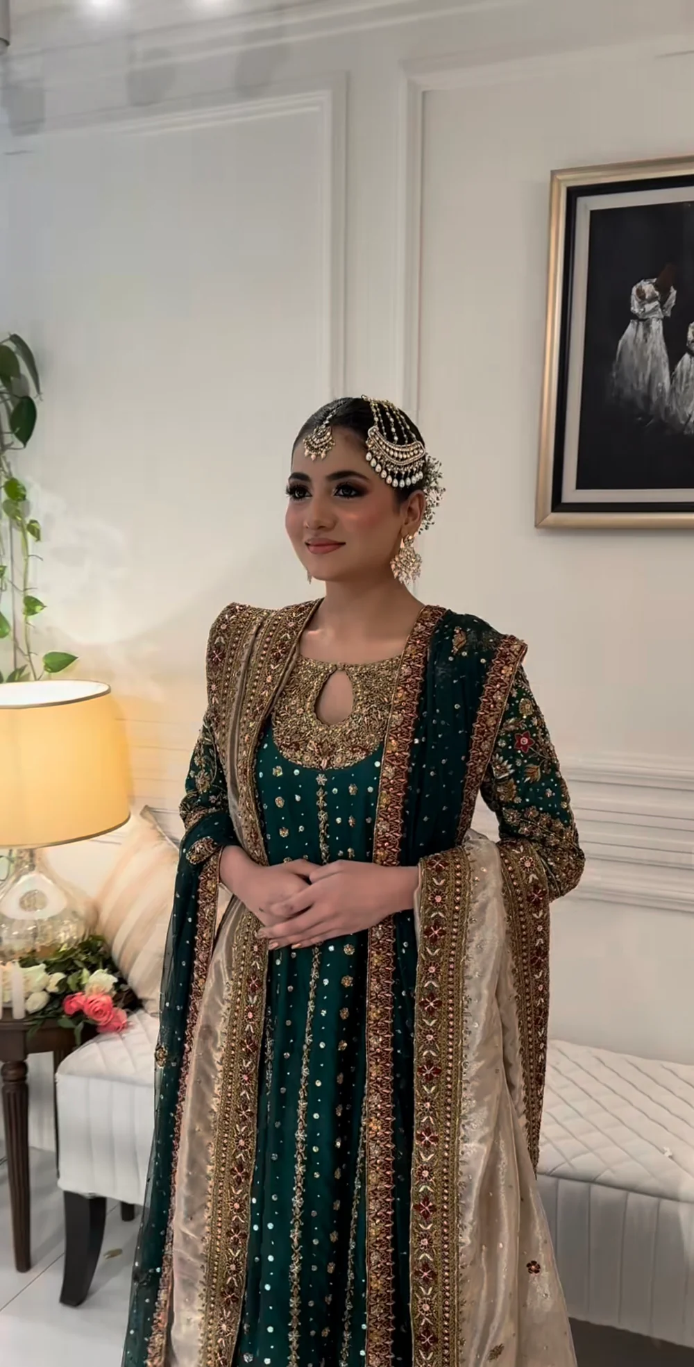 Elegant Haris Shakeel Mehru outfit for weddings, receptions and festive occasions
