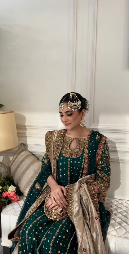 Pakistani designer outfit inspired by Haris Shakeel Mehru