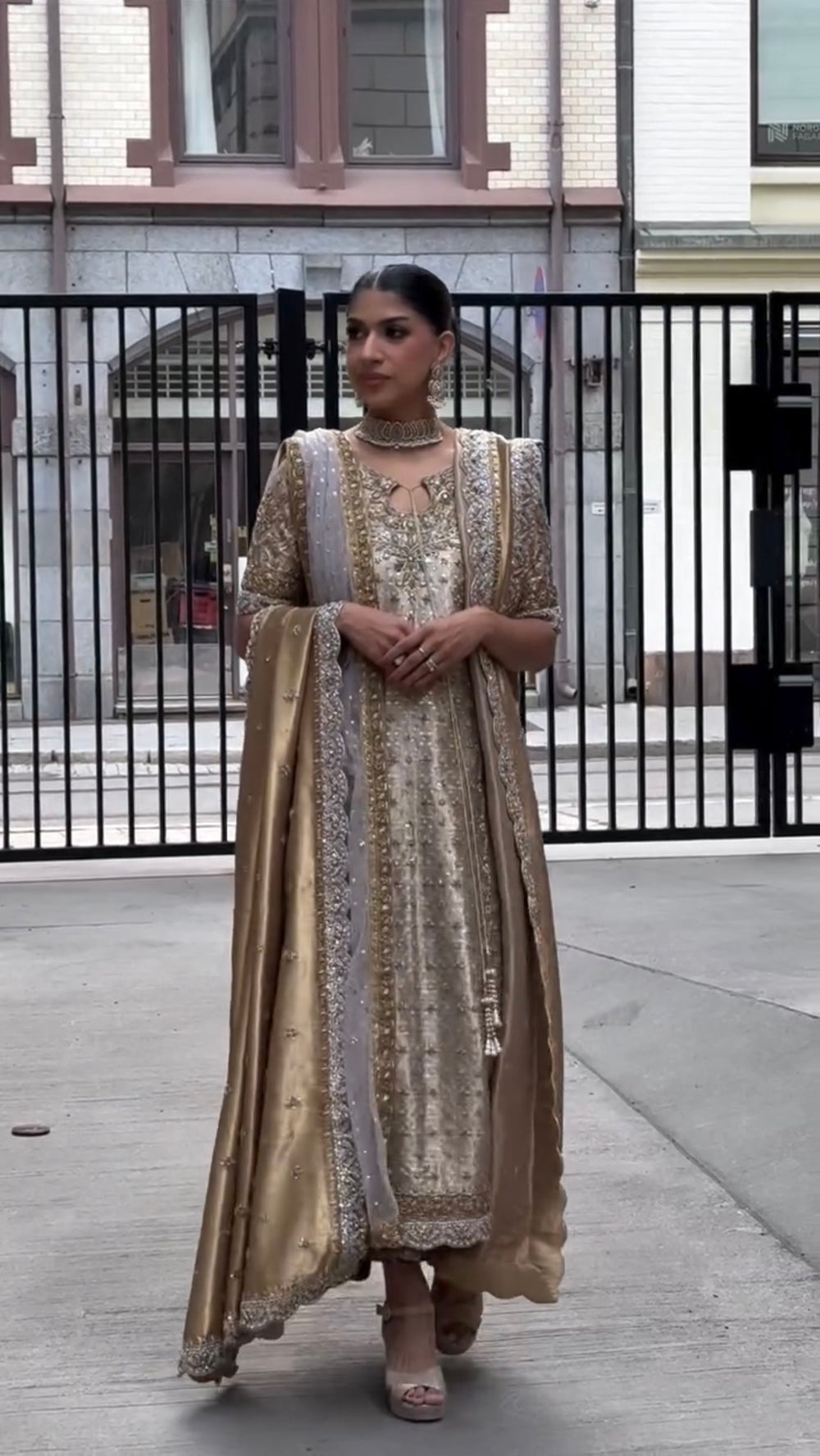 Haris Shakeel Neha luxury Pakistani formal dress