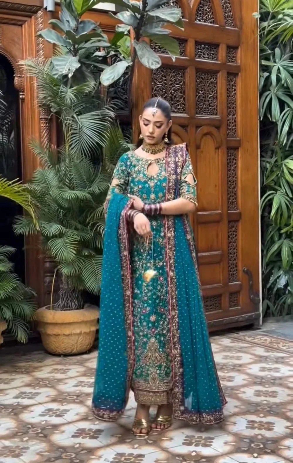 Haris Shakeel - Peacock Teal Ensemble