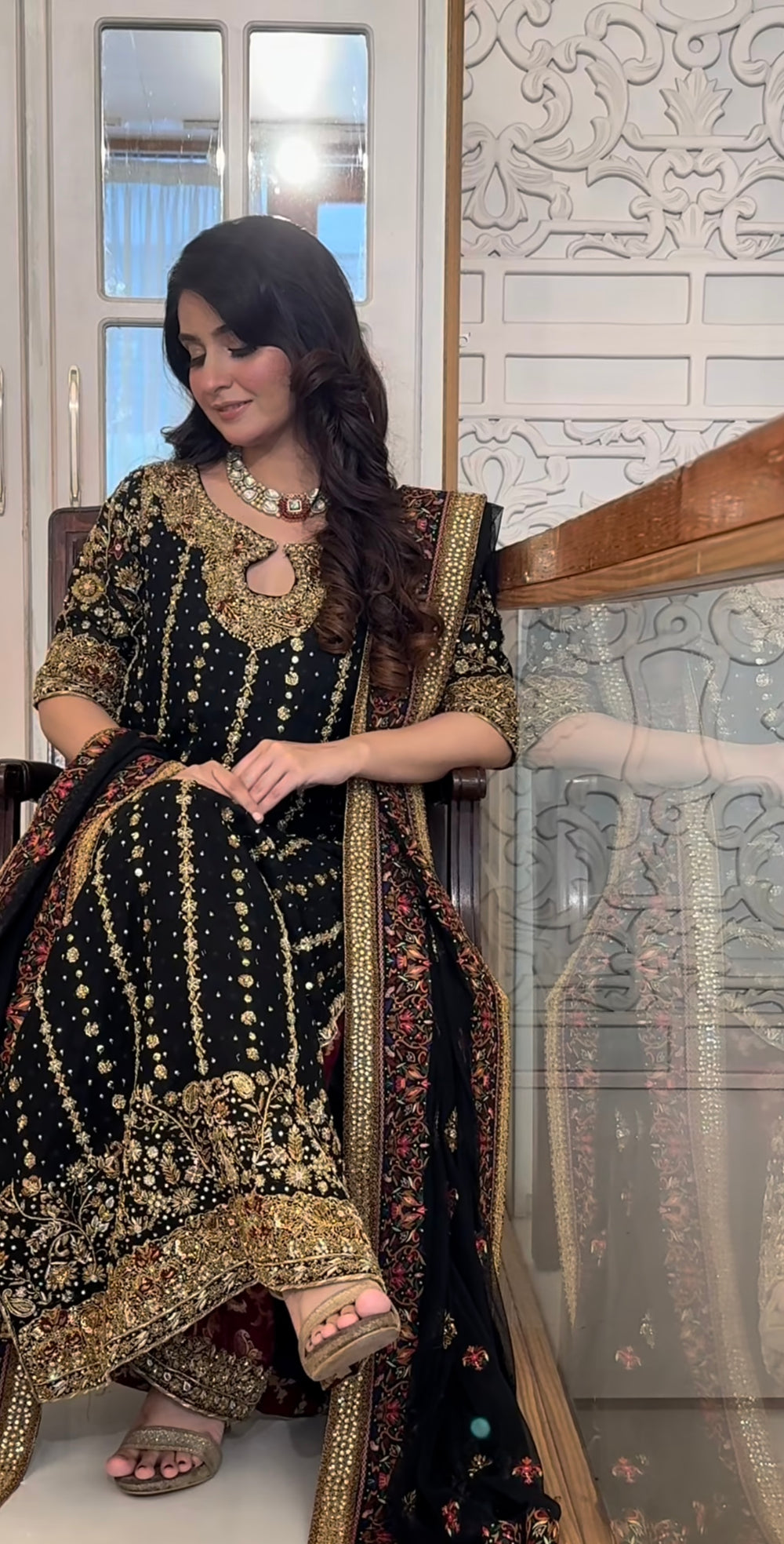 Pakistani designer outfit inspired by Haris Shakeel Zainab
