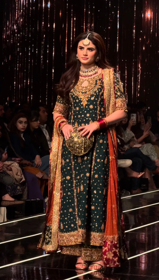 Haris Shakeel Zubab Rana luxury Pakistani formal dress