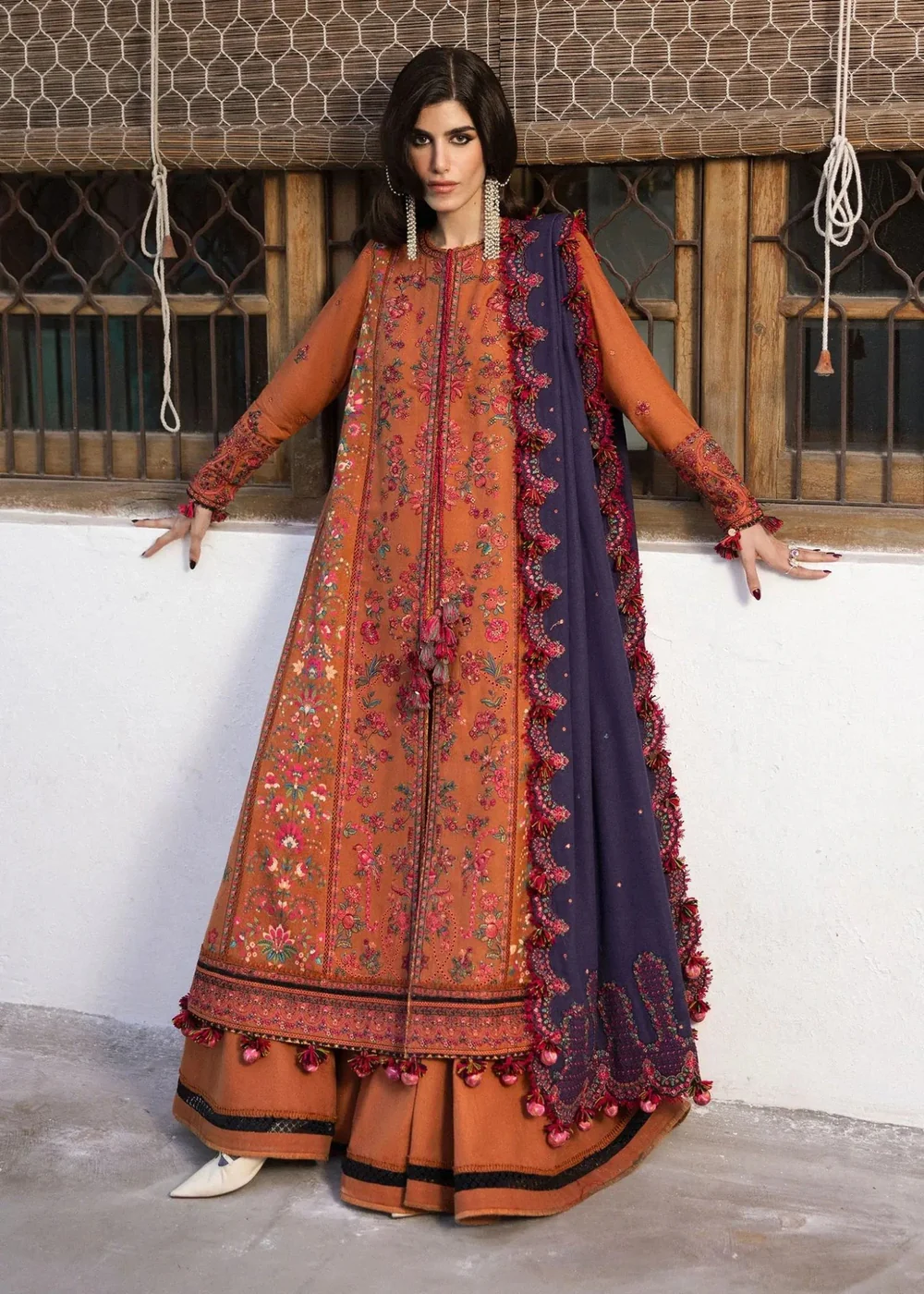 Hussain Rehar Kamal luxury Pakistani lawn dress